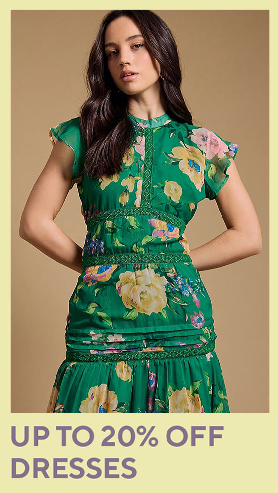 Up To 20% Off Dresses